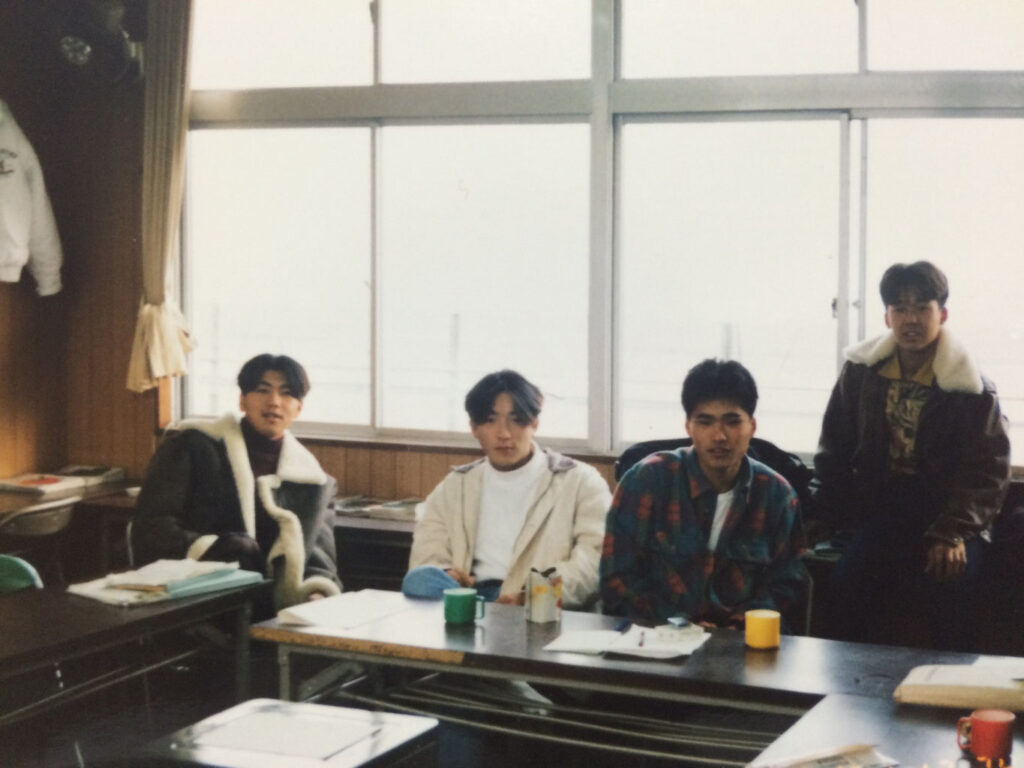 代表の大学時代の写真